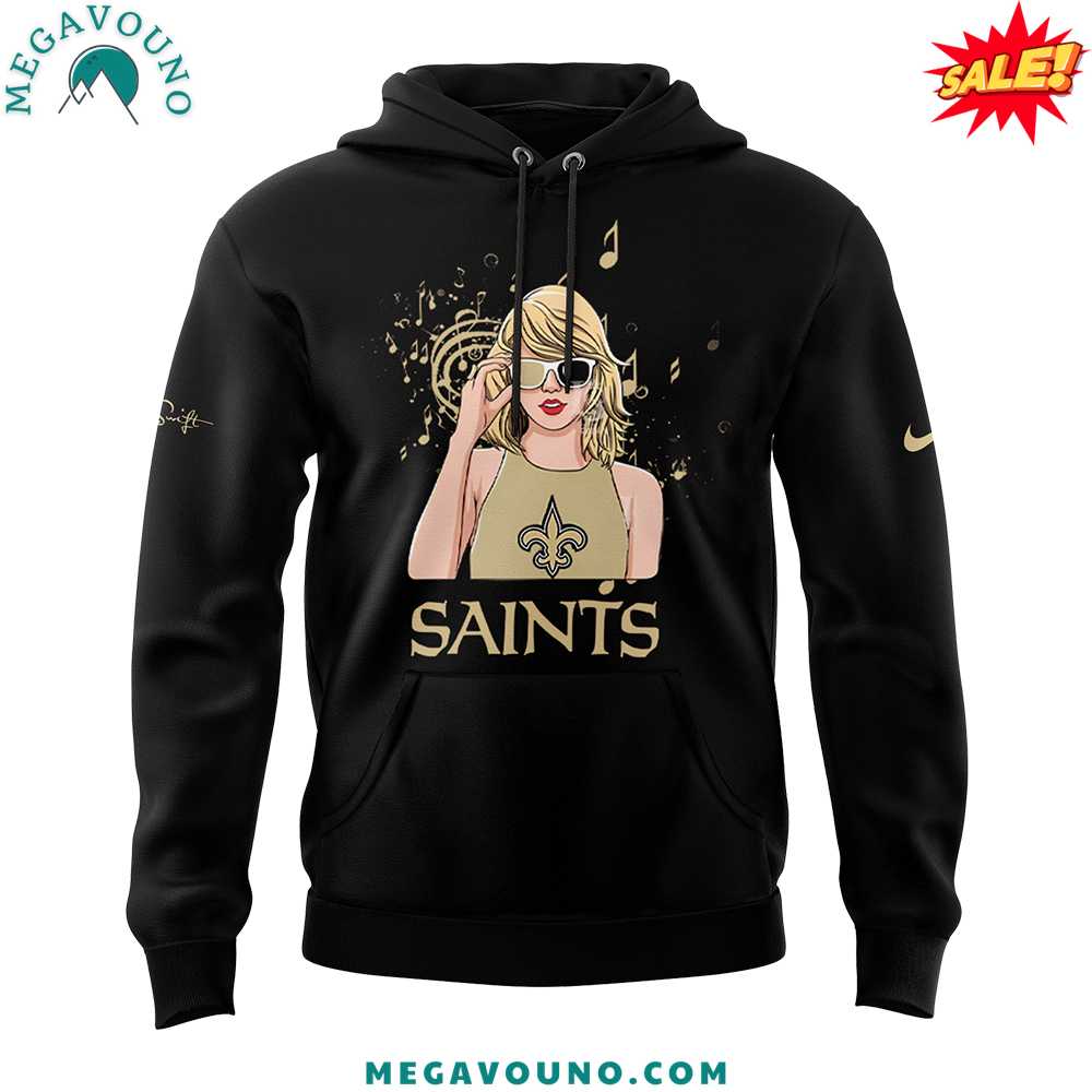 2024 New Orleans Saints x Taylor Swift The Eras Tour Collection Limited Hoodie