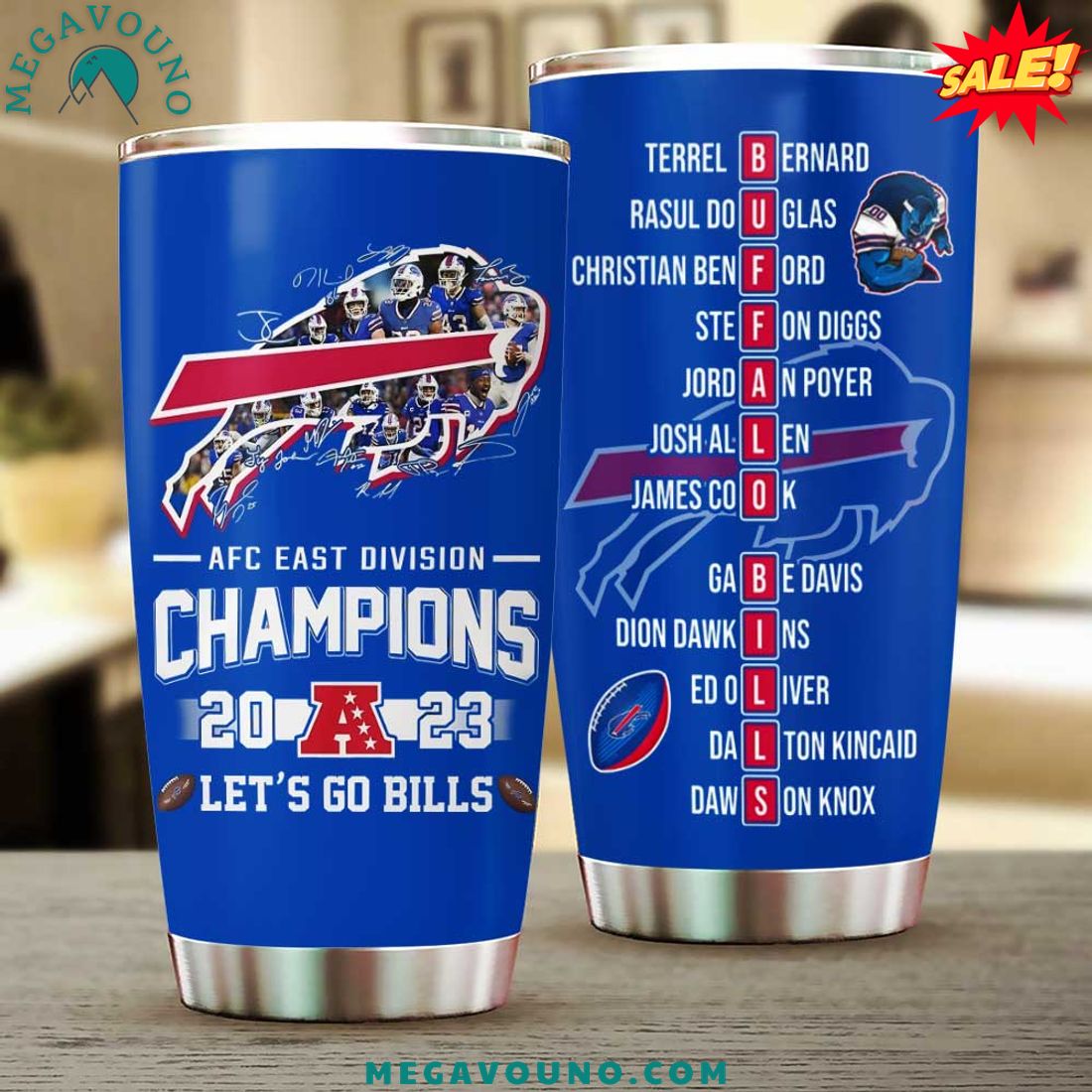 Buffalo Lets Go Bills Football 2024 Tumbler Cup