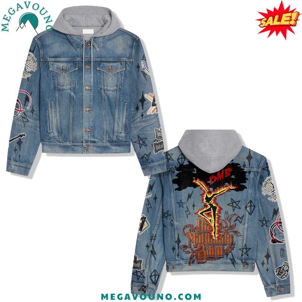 Dave Matthews Band Hooded Denim Jacket