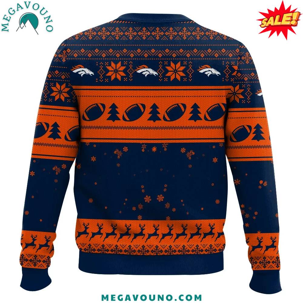 Denver Broncos X Grinch Ugly Sweater