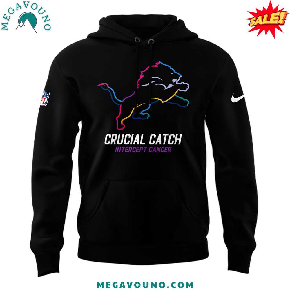 Detroit Lions Crucial Catch NFL 2024 Hoodie