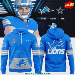 Fanatics Blue Detroit Lions 2024 Hoodie