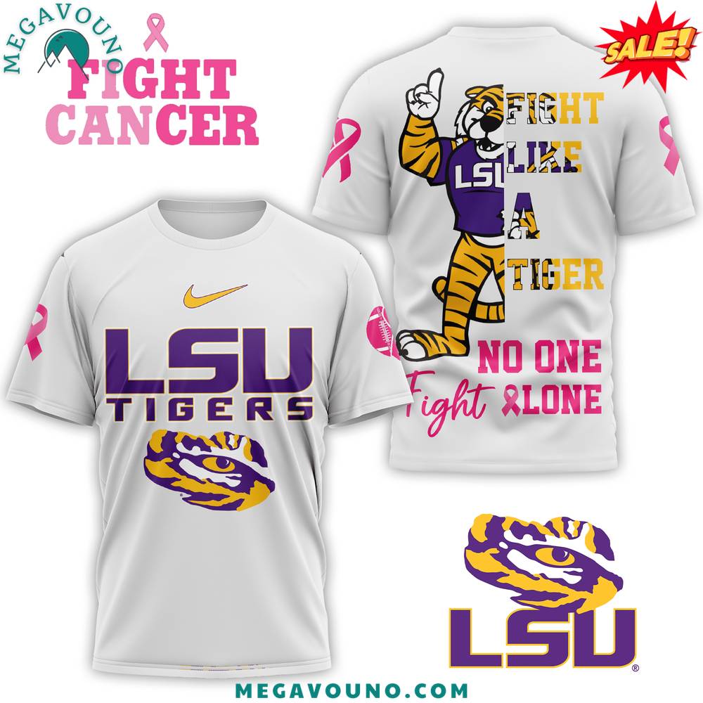 LSU Tiger Fight Cancer T-shirt