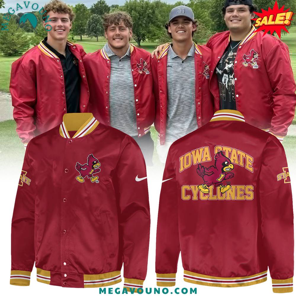 Limited Edition Iowa State football Bomber Jacket