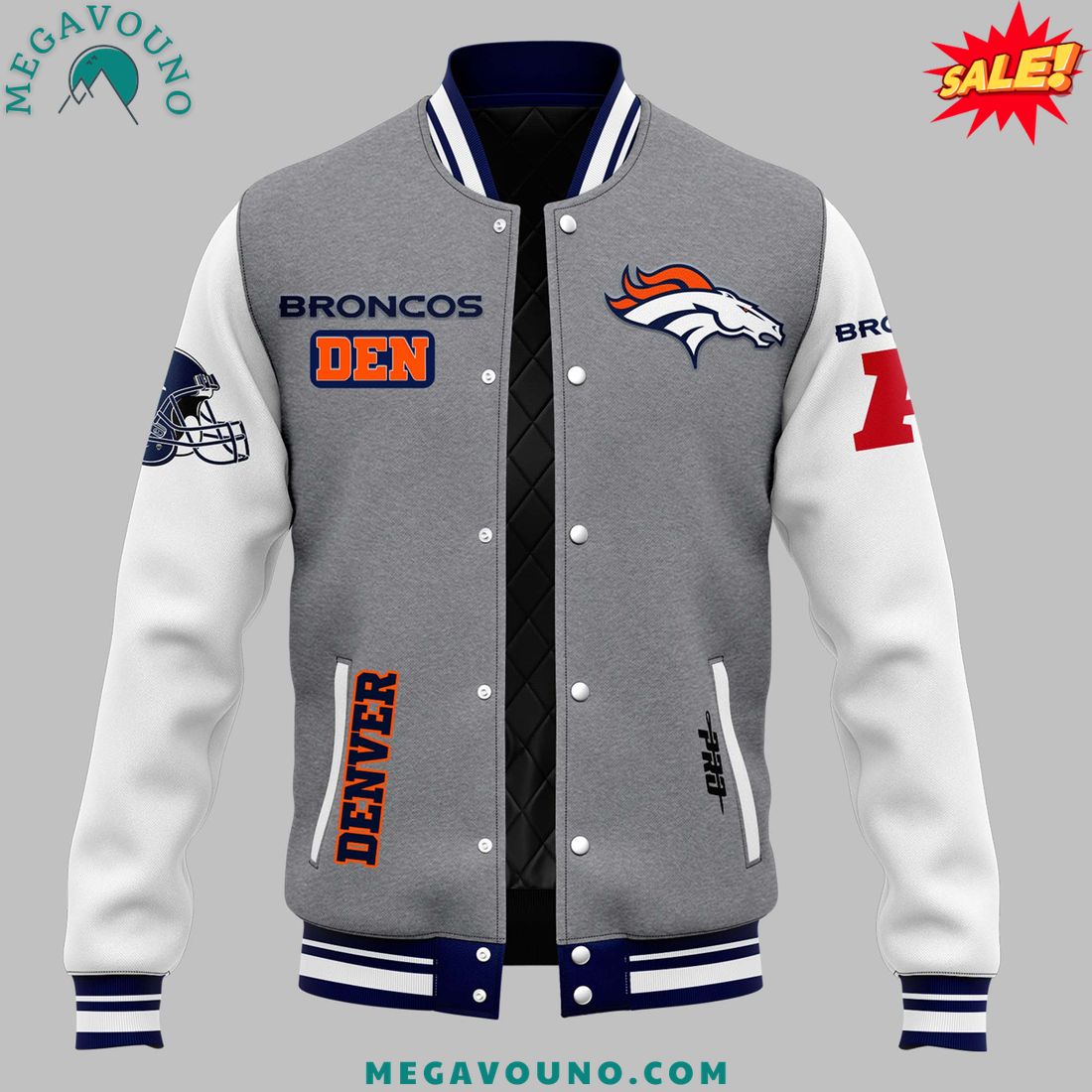 Mens Pro Denver Broncos 2024 Broncos Country AFC West BaseBall Jacket