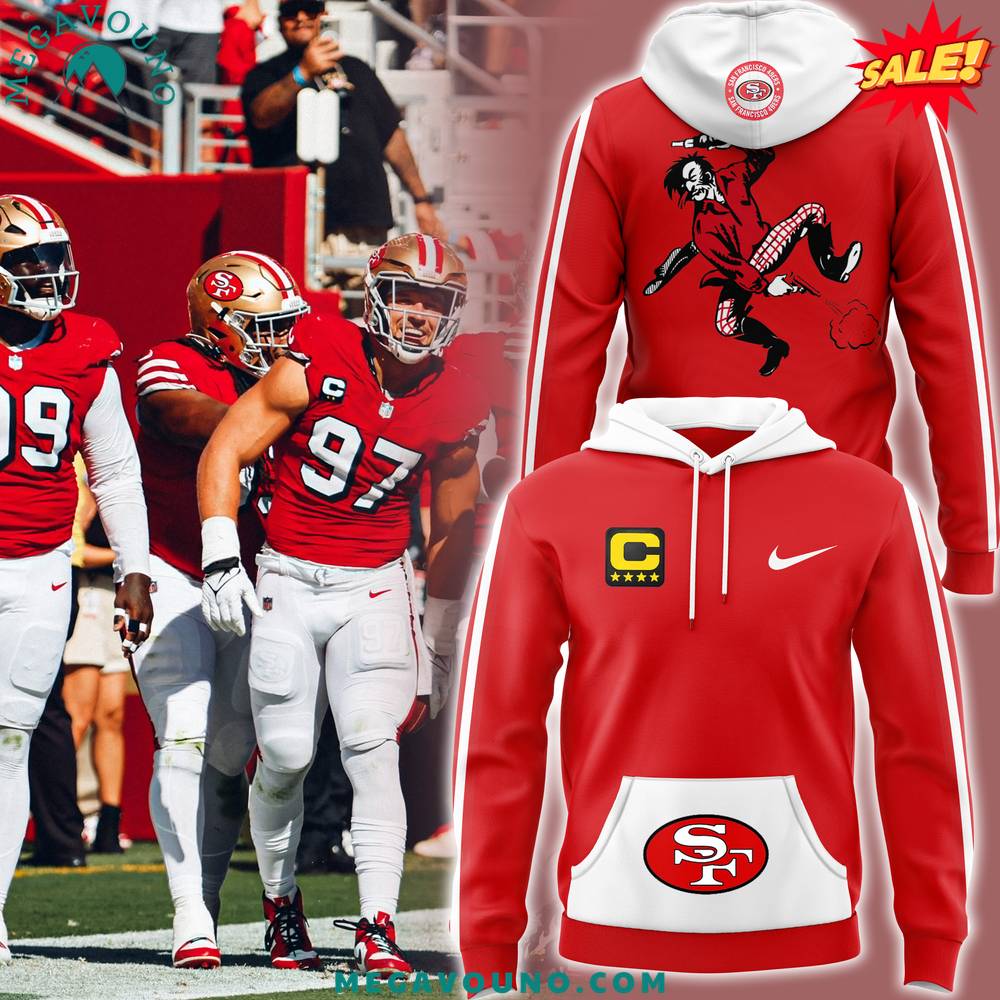 Men’s Red San Francisco 49ers Pullover Hoodie Edition