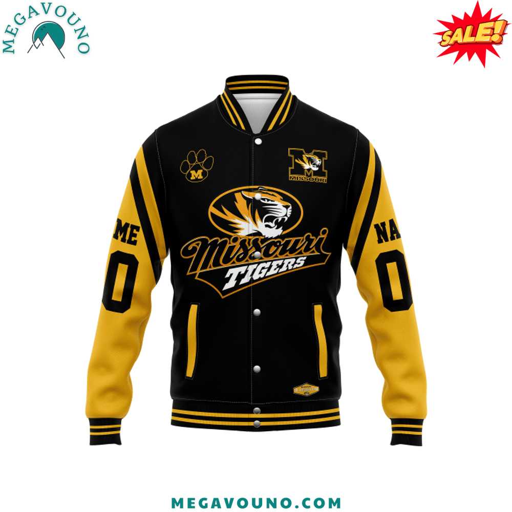 Missouri Tigers 2024 Custom Name Baseball Jacket