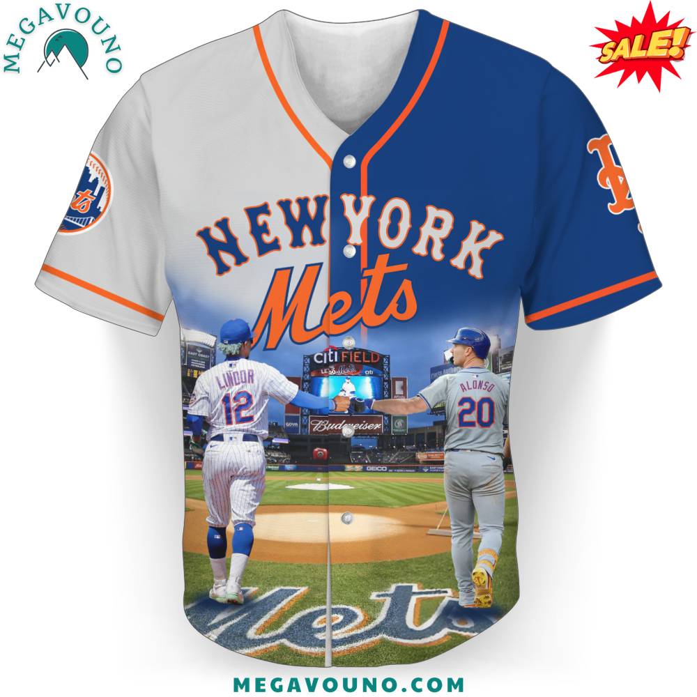 New York Mets 3D Baseball Jersey Shirt