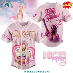 Nicki Minaj Pink Friday 2024 Baseball Jersey