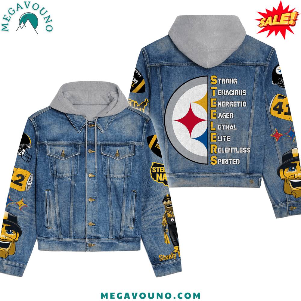 Pittsburgh Steelers Steely Denim Jacket