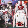 Men’s White San Francisco 49ers Throwback 2024 Hoodie