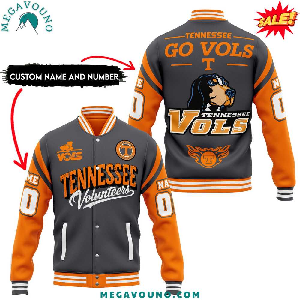 Tennessee Volunteers 2024 Custom Name Baseball Jacket