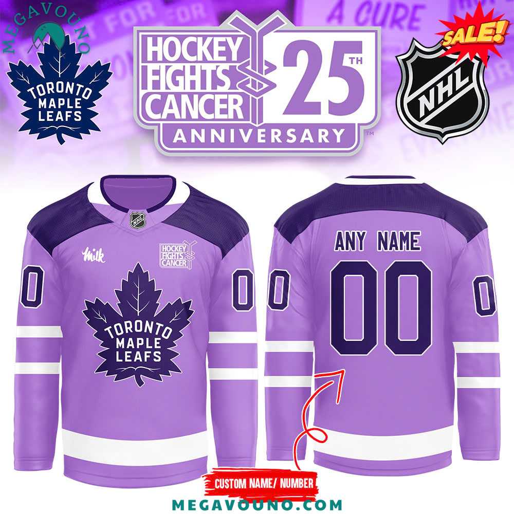 Toronto Maple Leafs x Hockey Fights Cancer Night 2024 Jersey