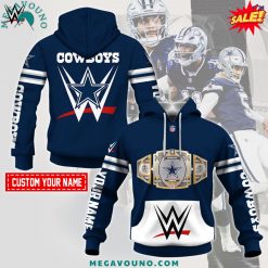 WWE Legacy Belt Cowboys Dallas 2024 Pullover Hoodie