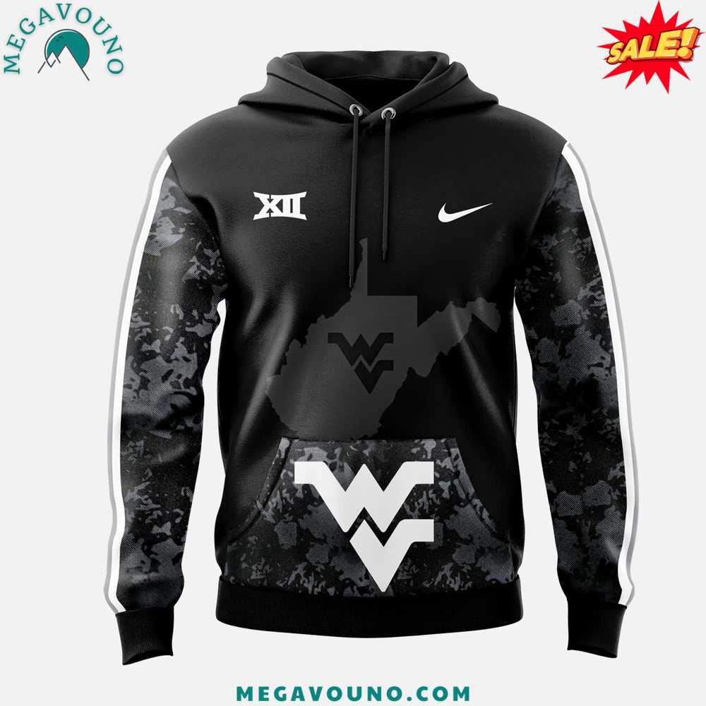 West Virginia 2024 Coal Rush Blackout Hoodie