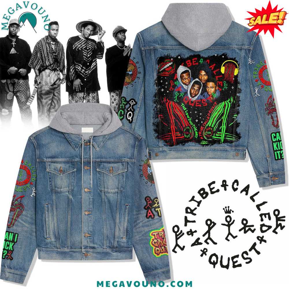 A Tribe Called Quest 2024 Hooded Denim Jacket