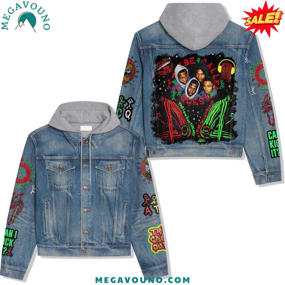 A Tribe Called Quest 2024 Hooded Denim Jacket