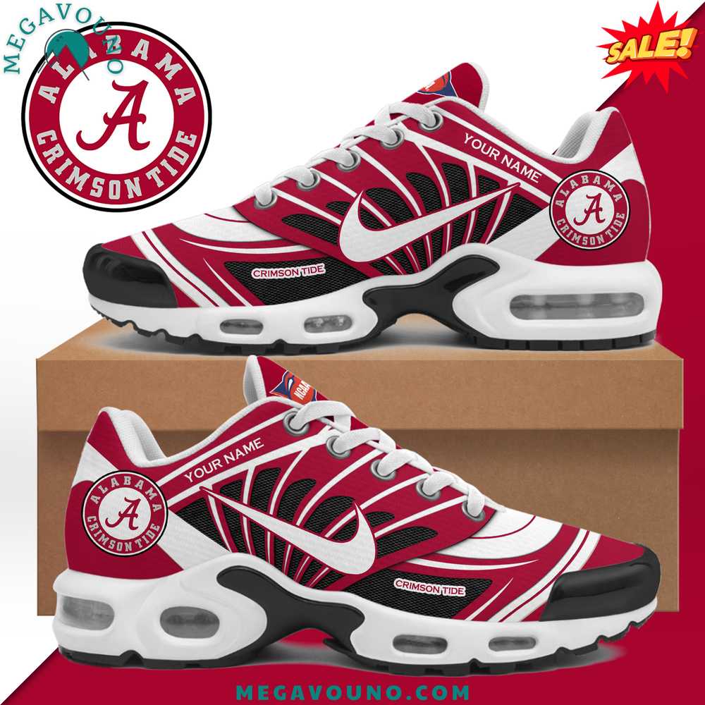 Alabama Crimson Tide 2024 Custom Name Air Max Plus