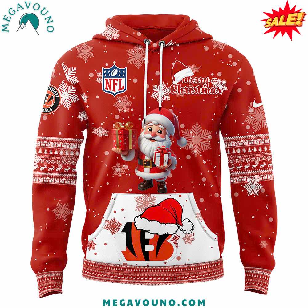 Cincinnati Bengals 2024 Christmas Limited Edition Hoodie