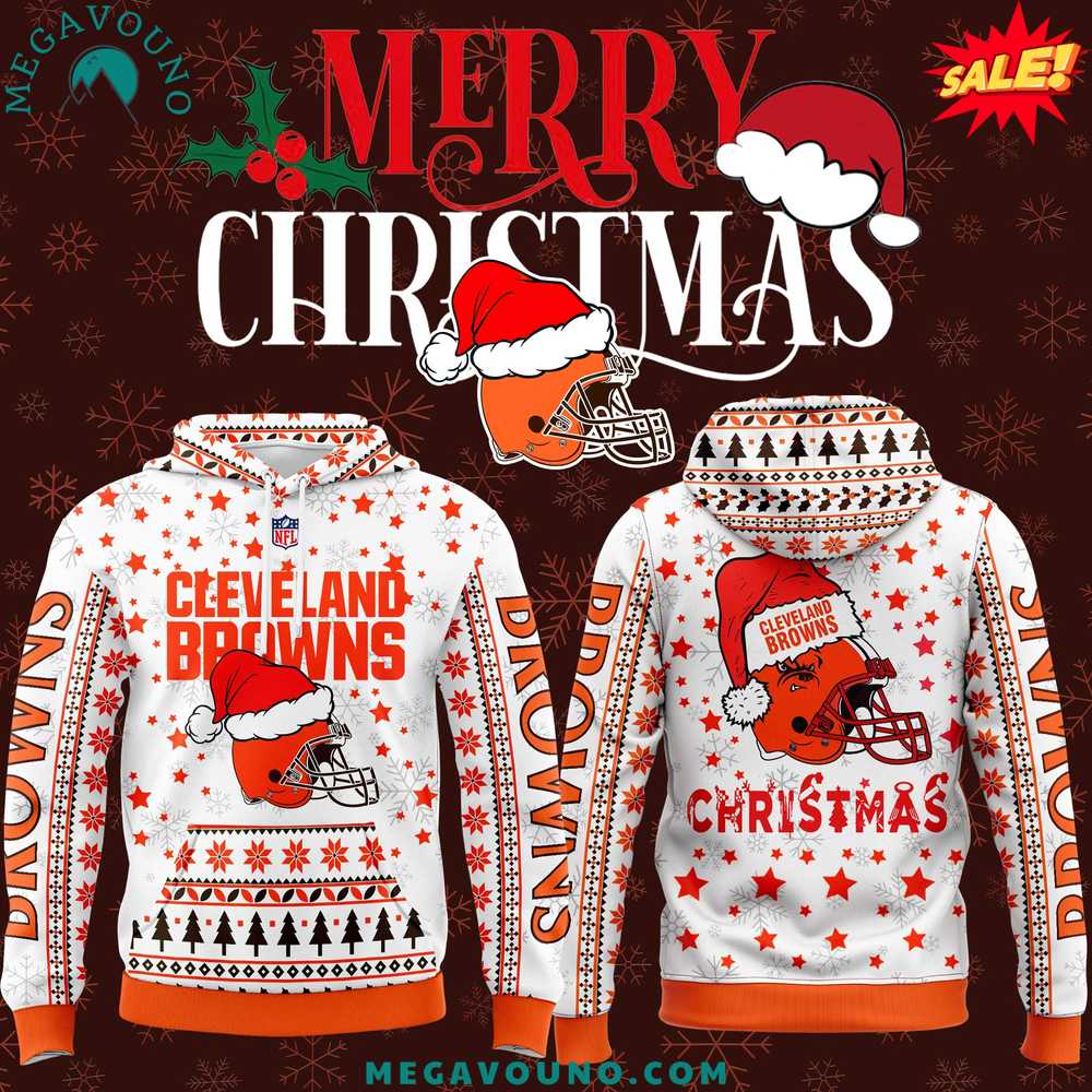 Cleveland Browns Merry Christmas 2024 Hoodie