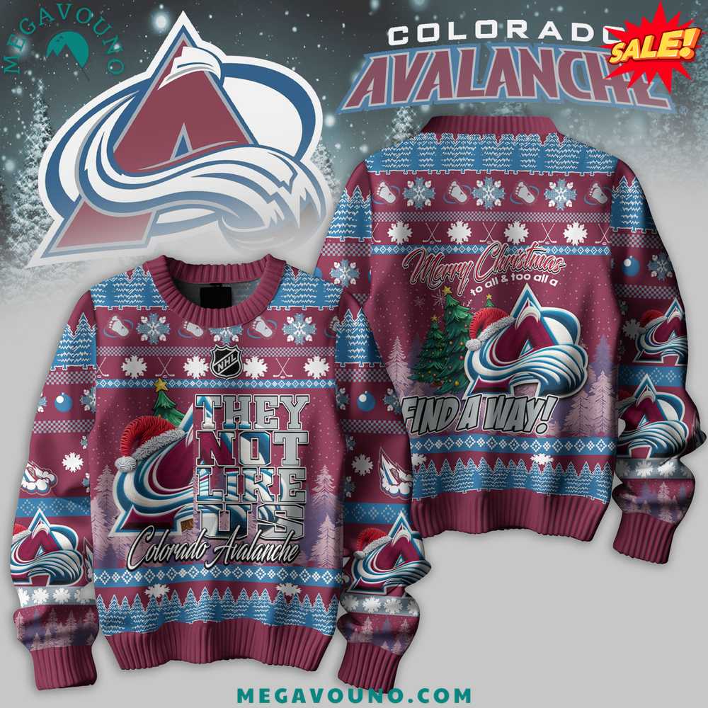 Colorado Avalanche Special Edition Christmas Sweater