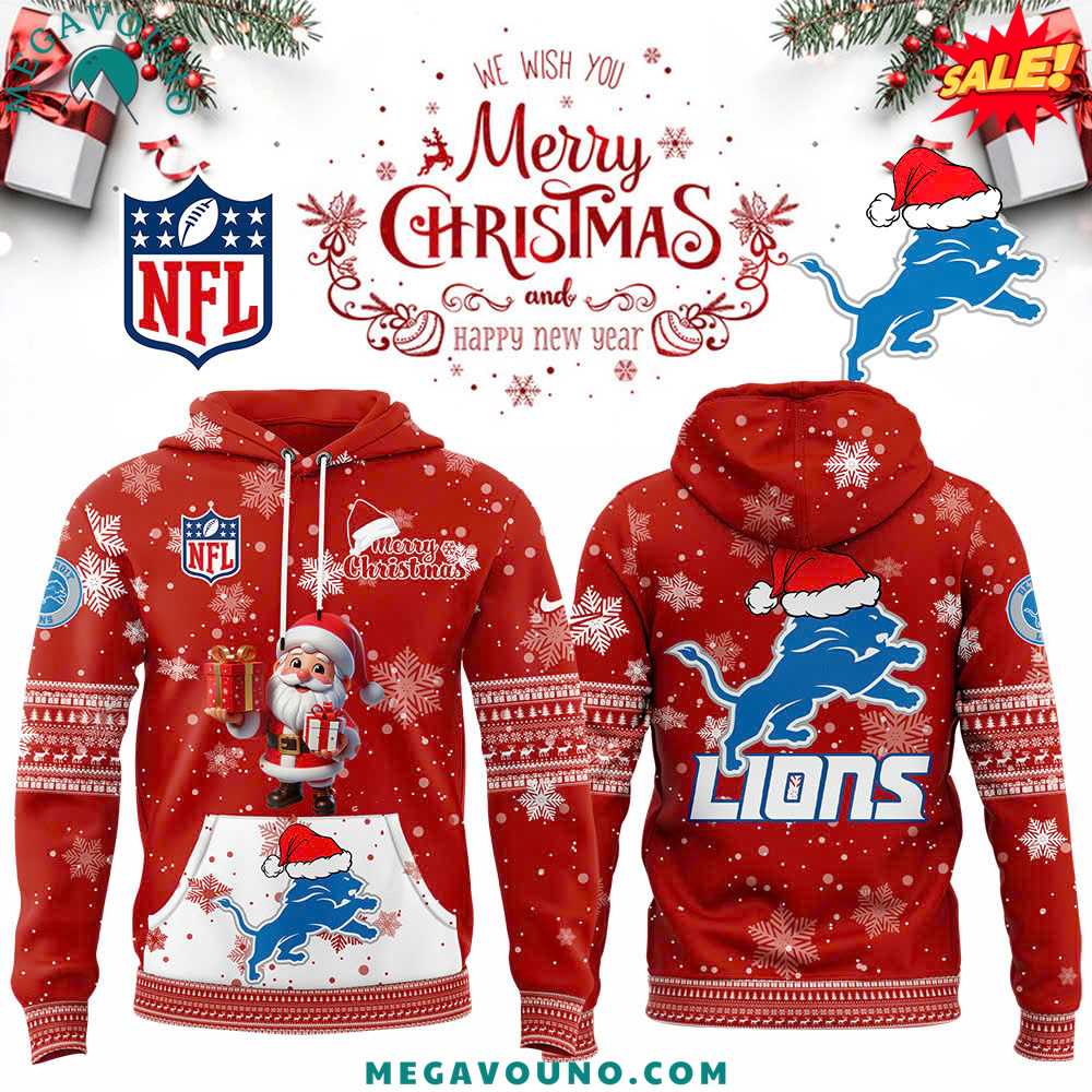 Detroit Lions 2024 Christmas Limited Edition Hoodie