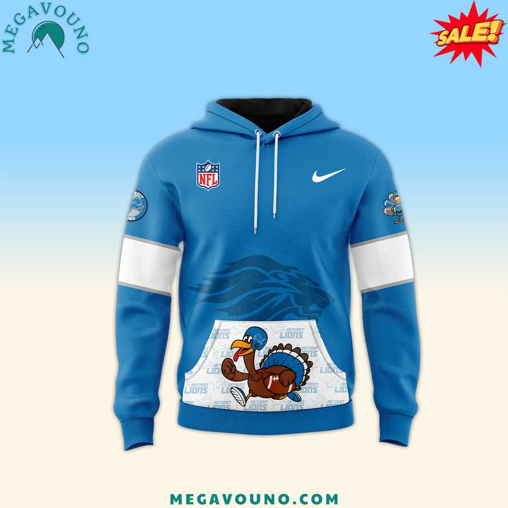 Detroit Lions 2024 Thanksgiving Premium Limited Hoodie