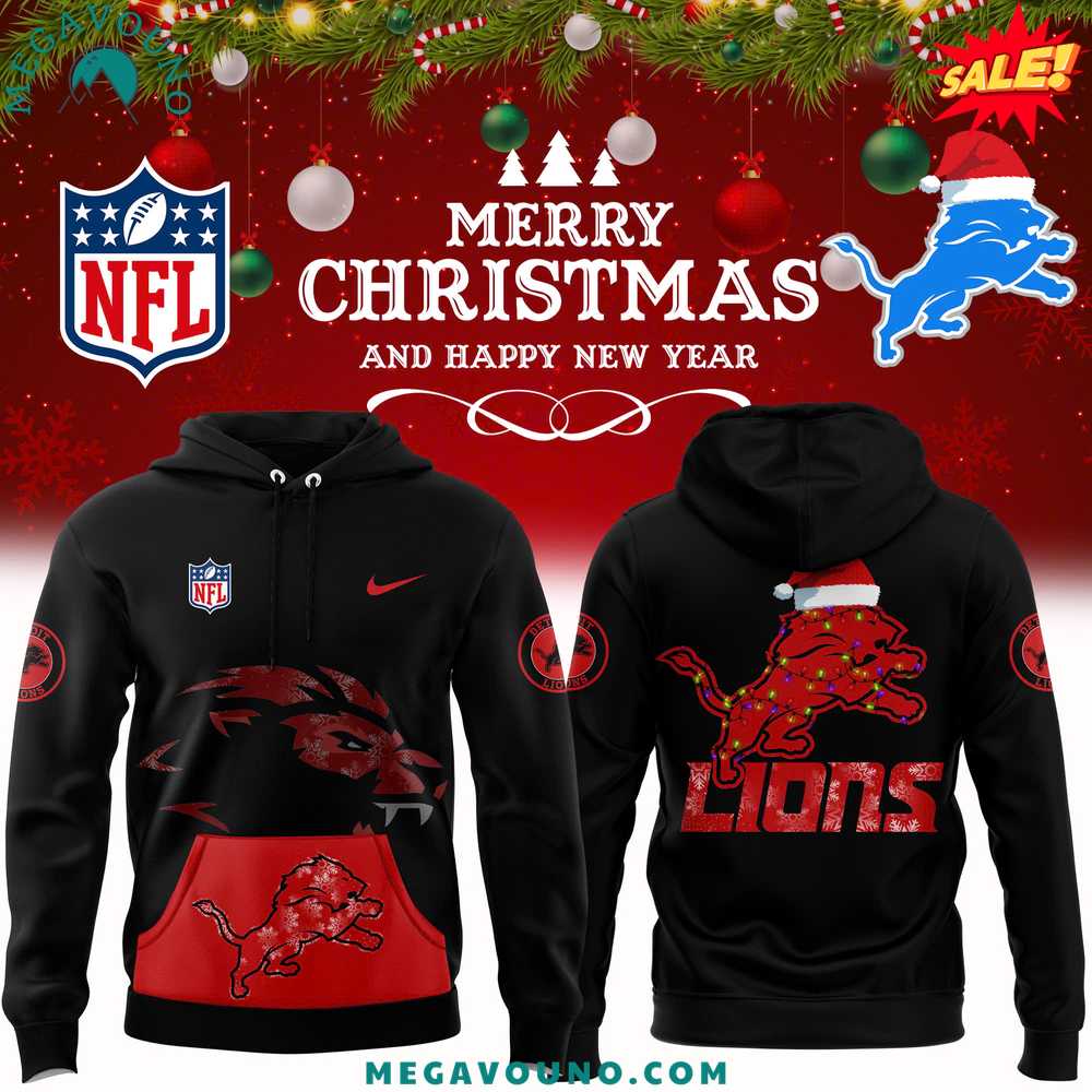 Detroit Lions Christmas 2024 Hoodie