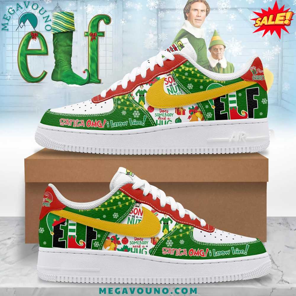 Elf 2024 Christmas Limited Edition Air Force 1