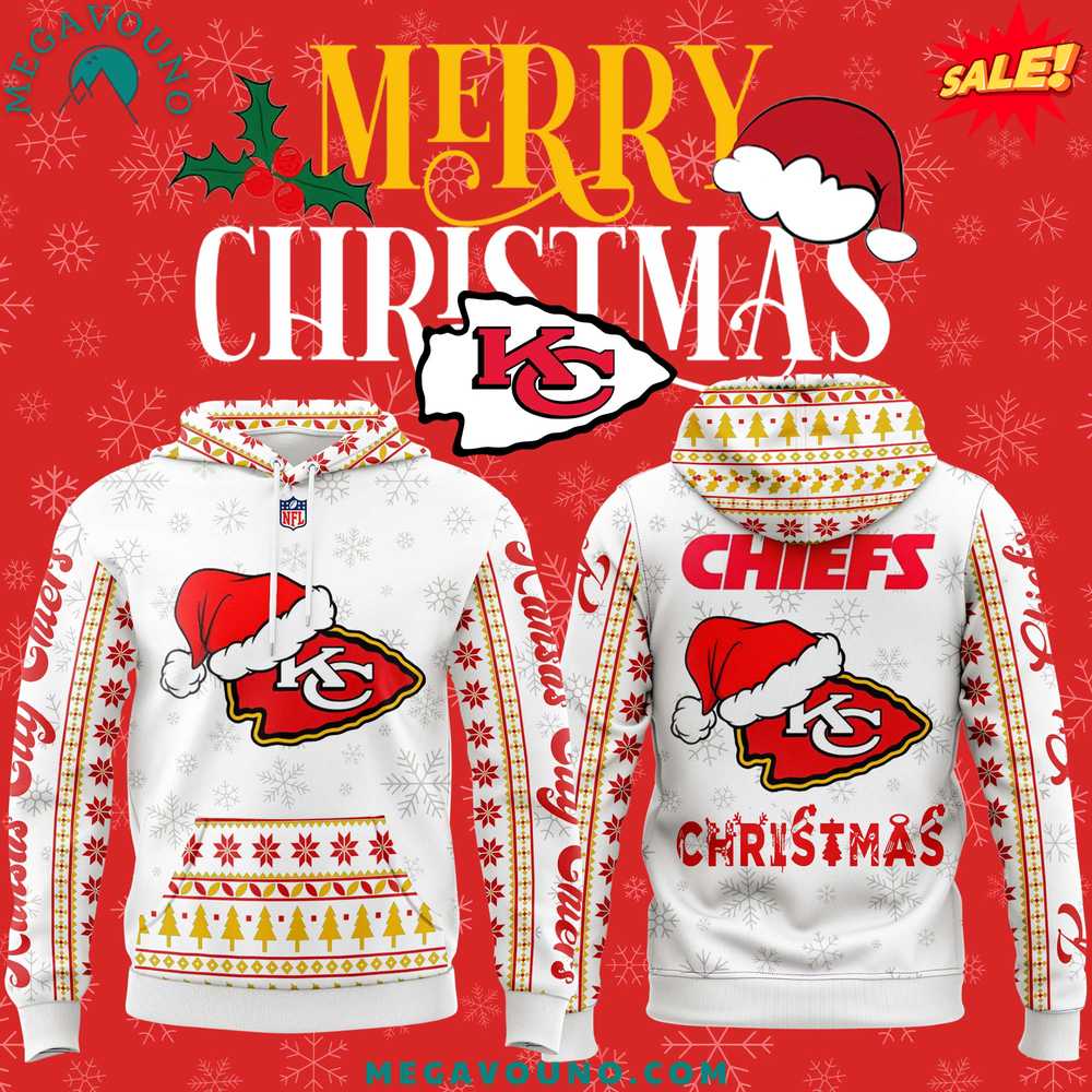 Kansas City Chiefs Merry Christmas 2024 Hoodie