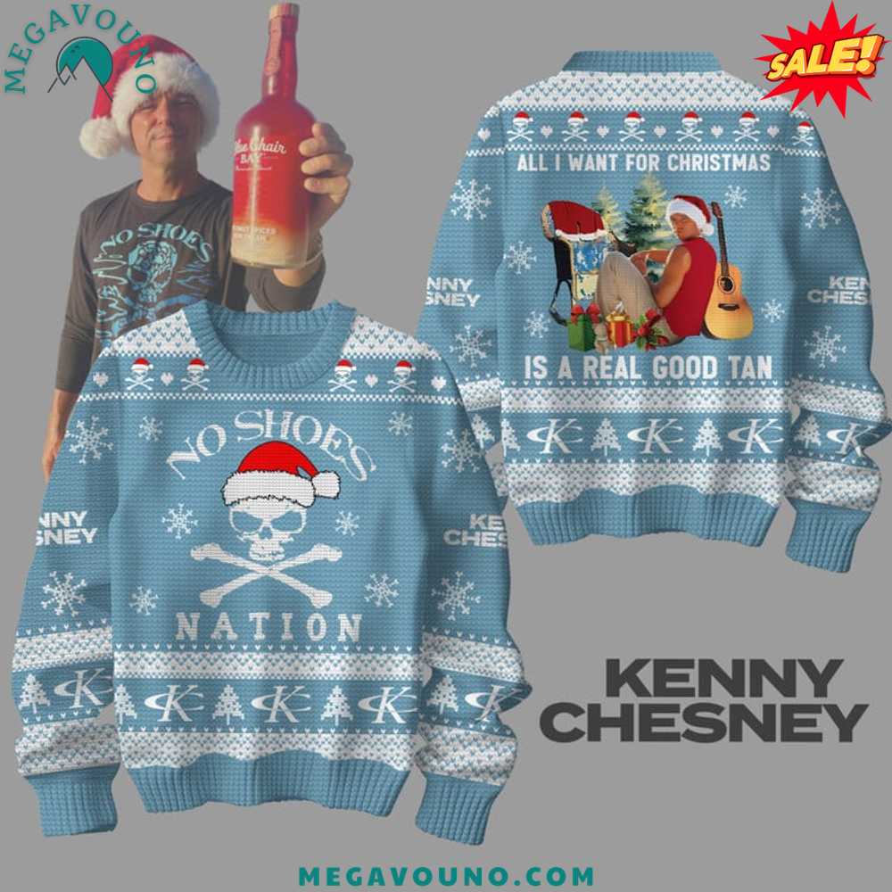 Kenny Chesney All I Want For Christmas Is A Real Good Tan Sweater