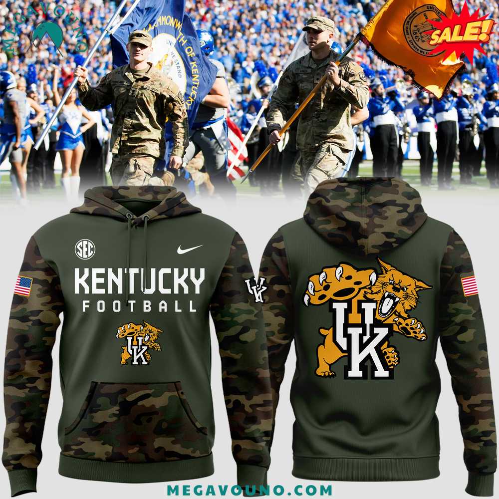 Kentucky Football 2024 Military Appreciation Hoodie