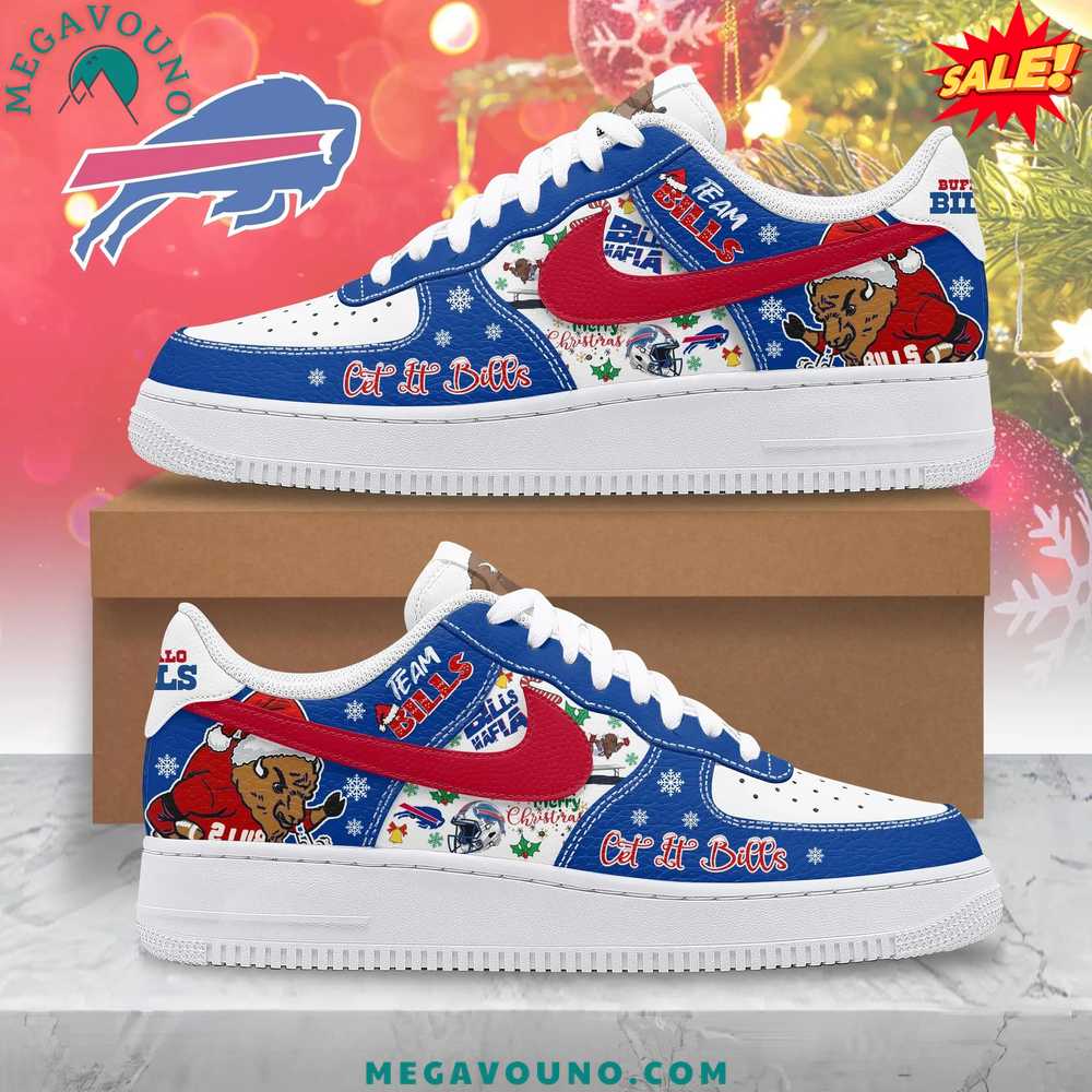 Limited Edition Buffalo Bills 2024 Christmas Air Force 1