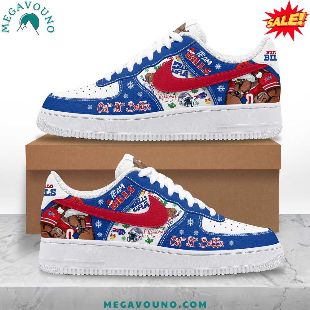 Limited Edition Buffalo Bills 2024 Christmas Air Force 1