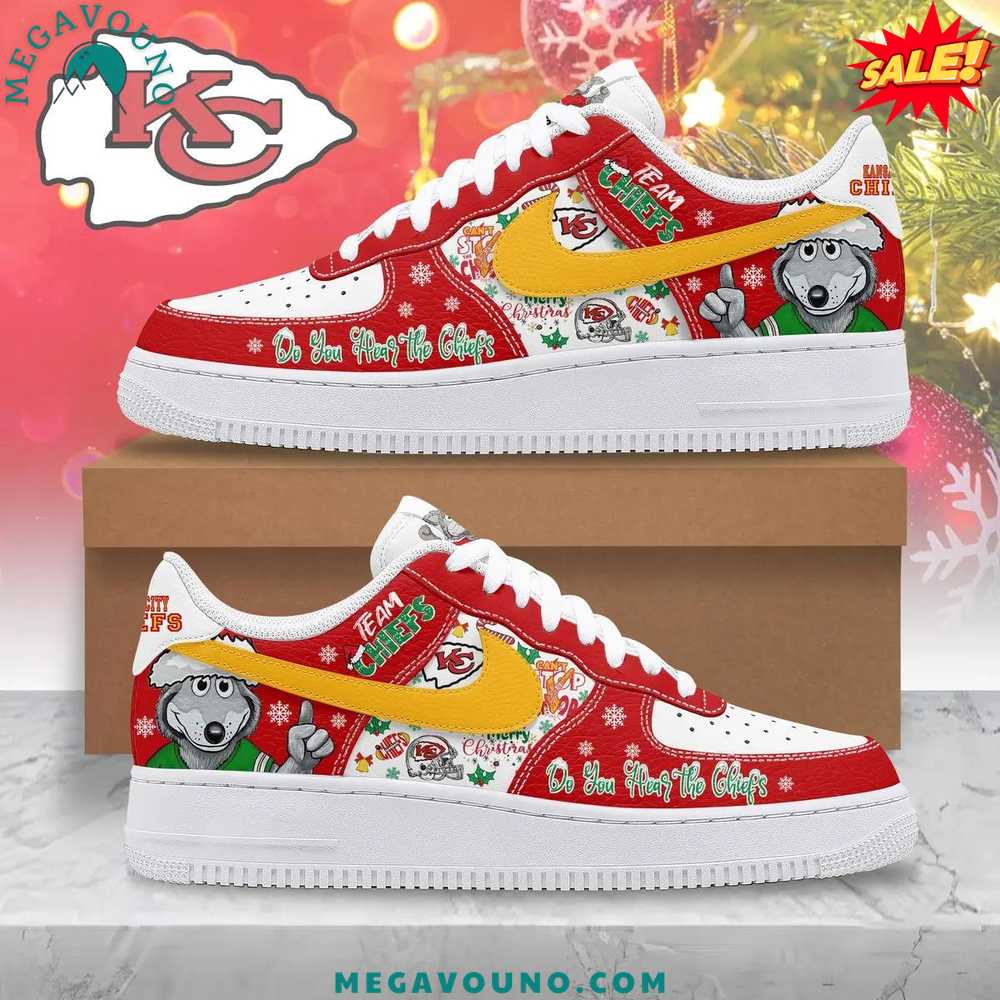 Limited Edition Kansas City Chiefs 2024 Christmas Air Force 1