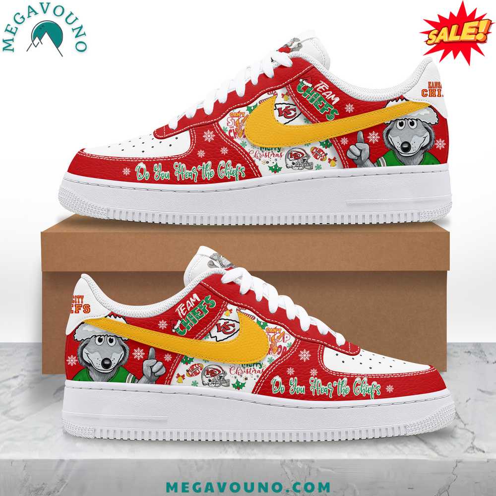 Limited Edition Kansas City Chiefs 2024 Christmas Air Force 1