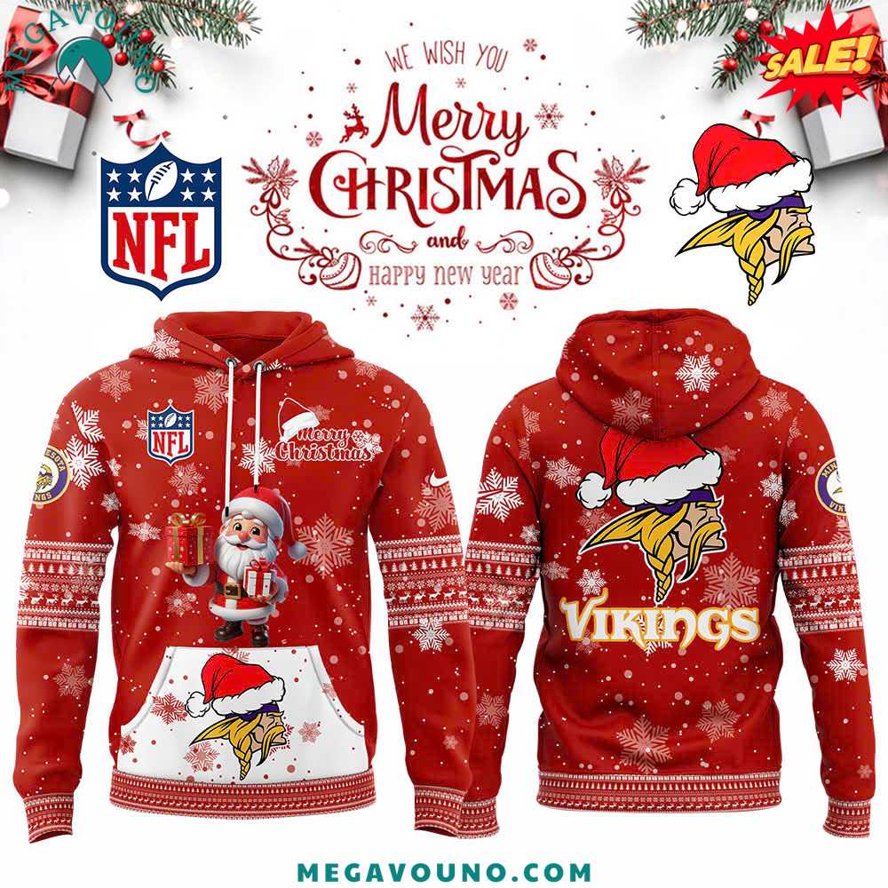 Minnesota Vikings 2024 Christmas Limited Edition Hoodie