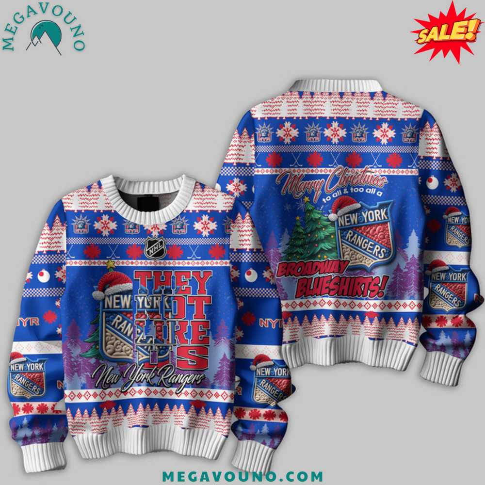 New York Rangers Special Edition Christmas Sweater