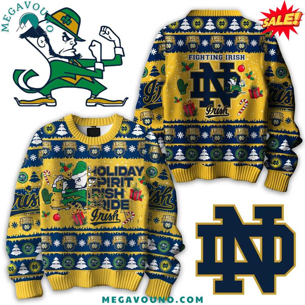 Notre Dame Fighting Irish Special Edition 2024 Christmas Sweater