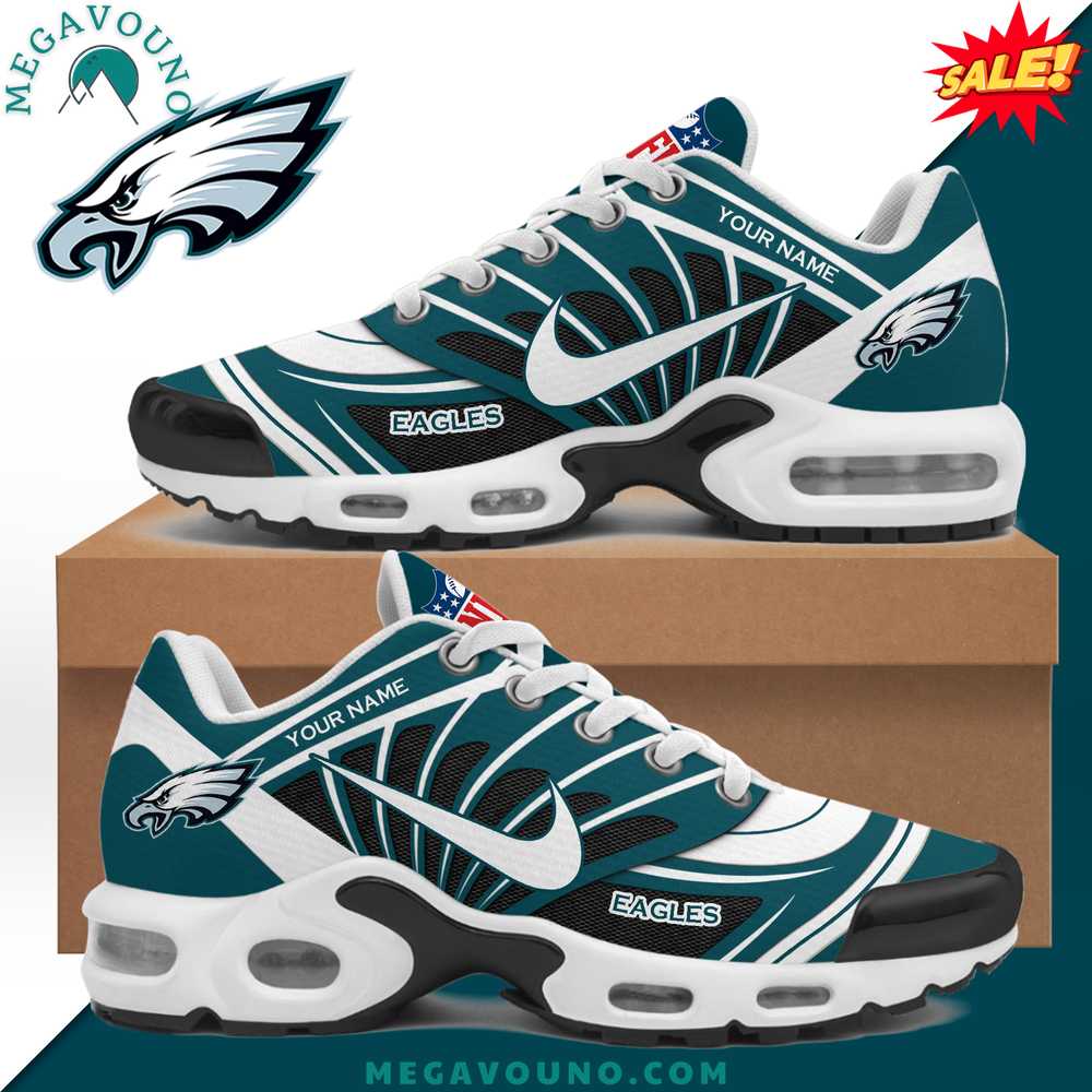 Philadelphia Eagles 2024 Custom Name Air Max Plus