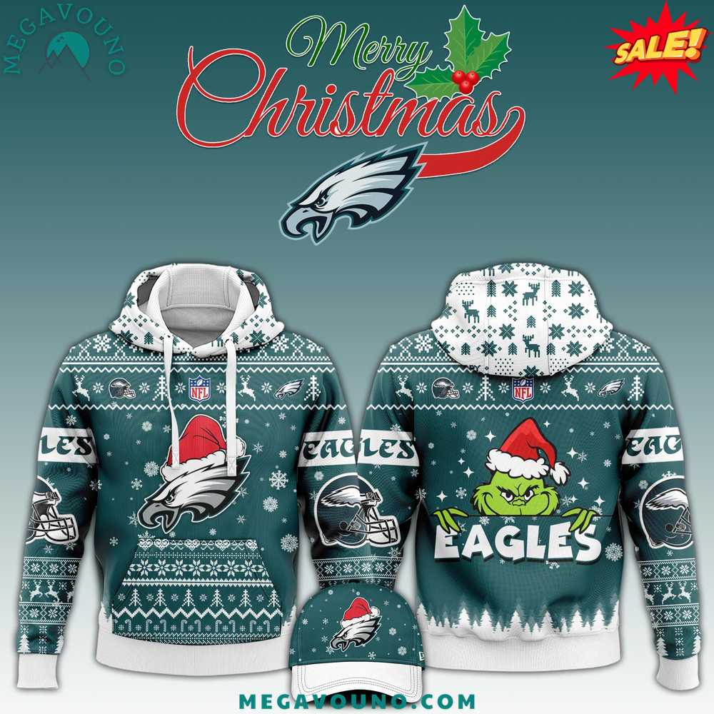 Philadelphia Eagles x Christmas NFL Limited Edition Hoodie 2024