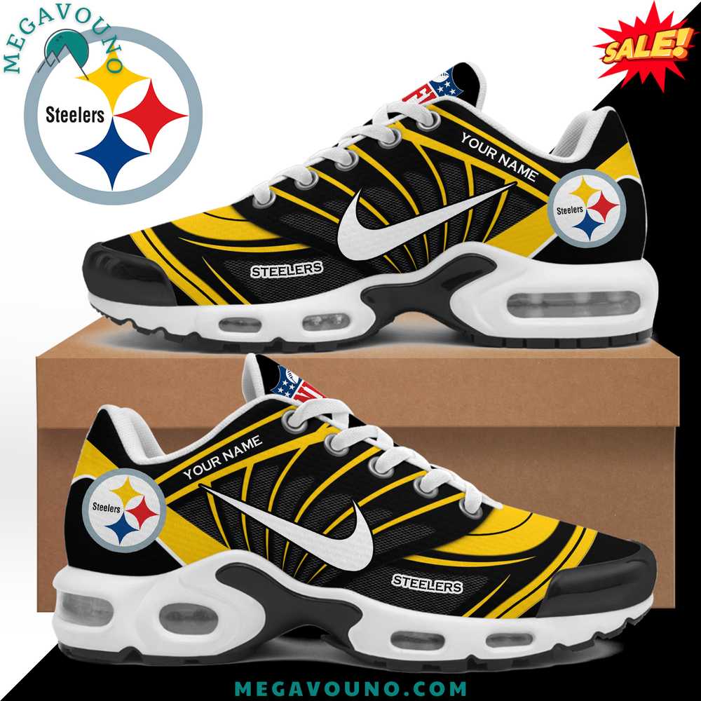 Pittsburgh Steelers 2024 Custom Name Air Max Plus