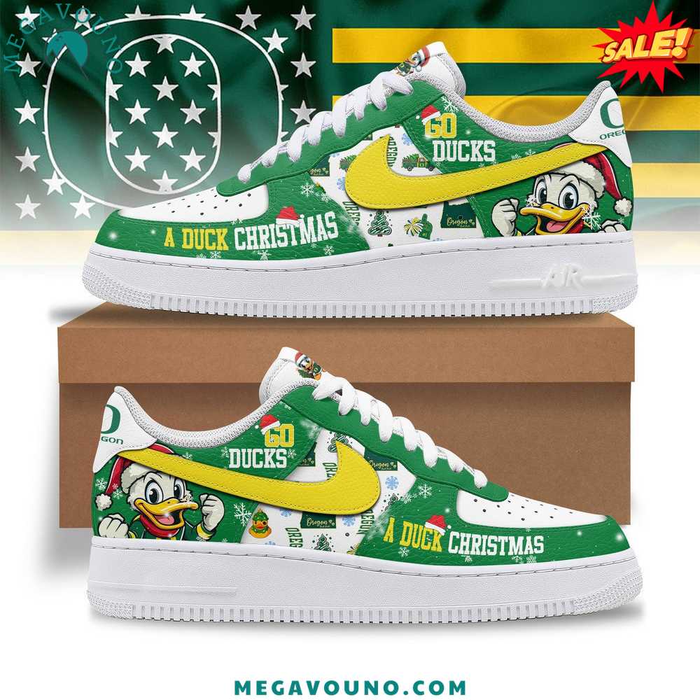 Premium 2024 Oregon Ducks Christmas Air Force 1