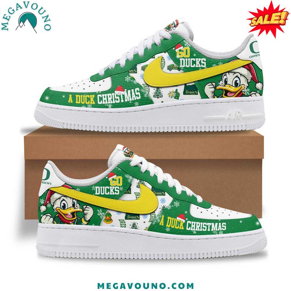 Premium 2024 Oregon Ducks Christmas Air Force 1