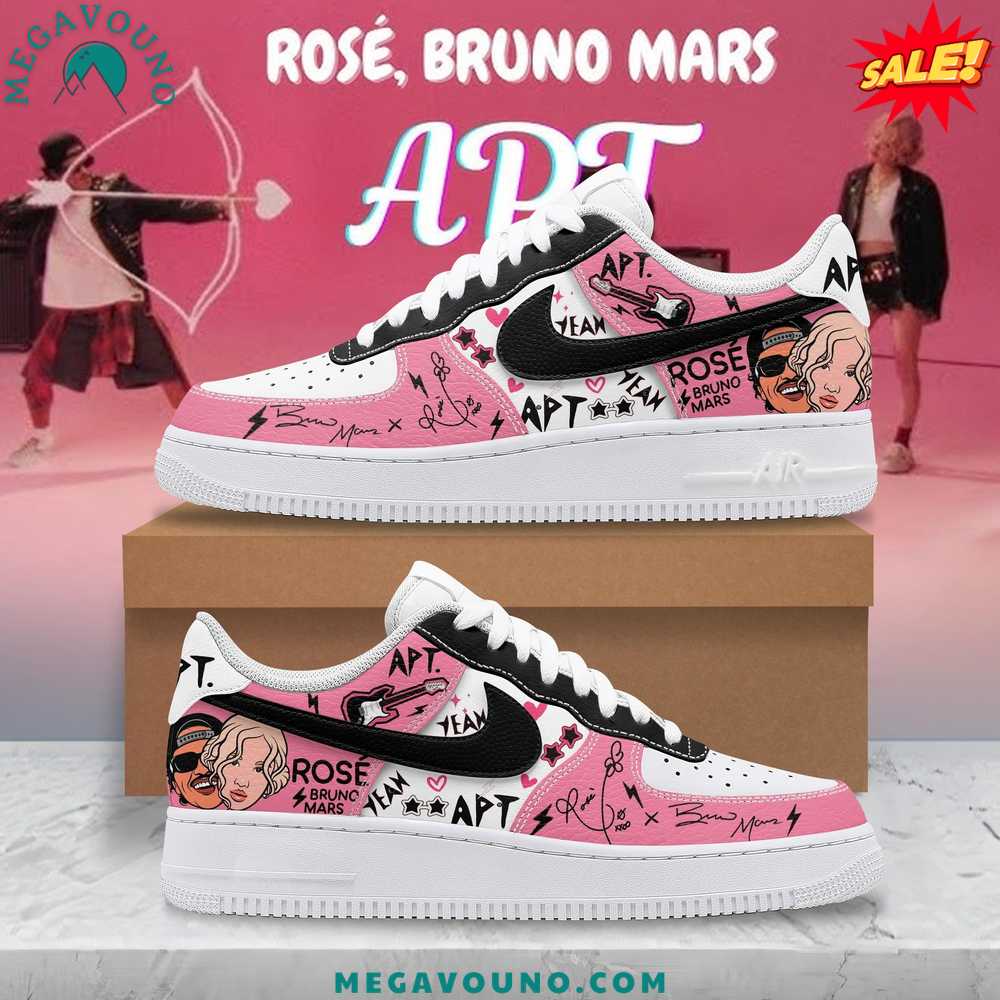 Premium APT Bruno Mars x Rosé Air Force 1