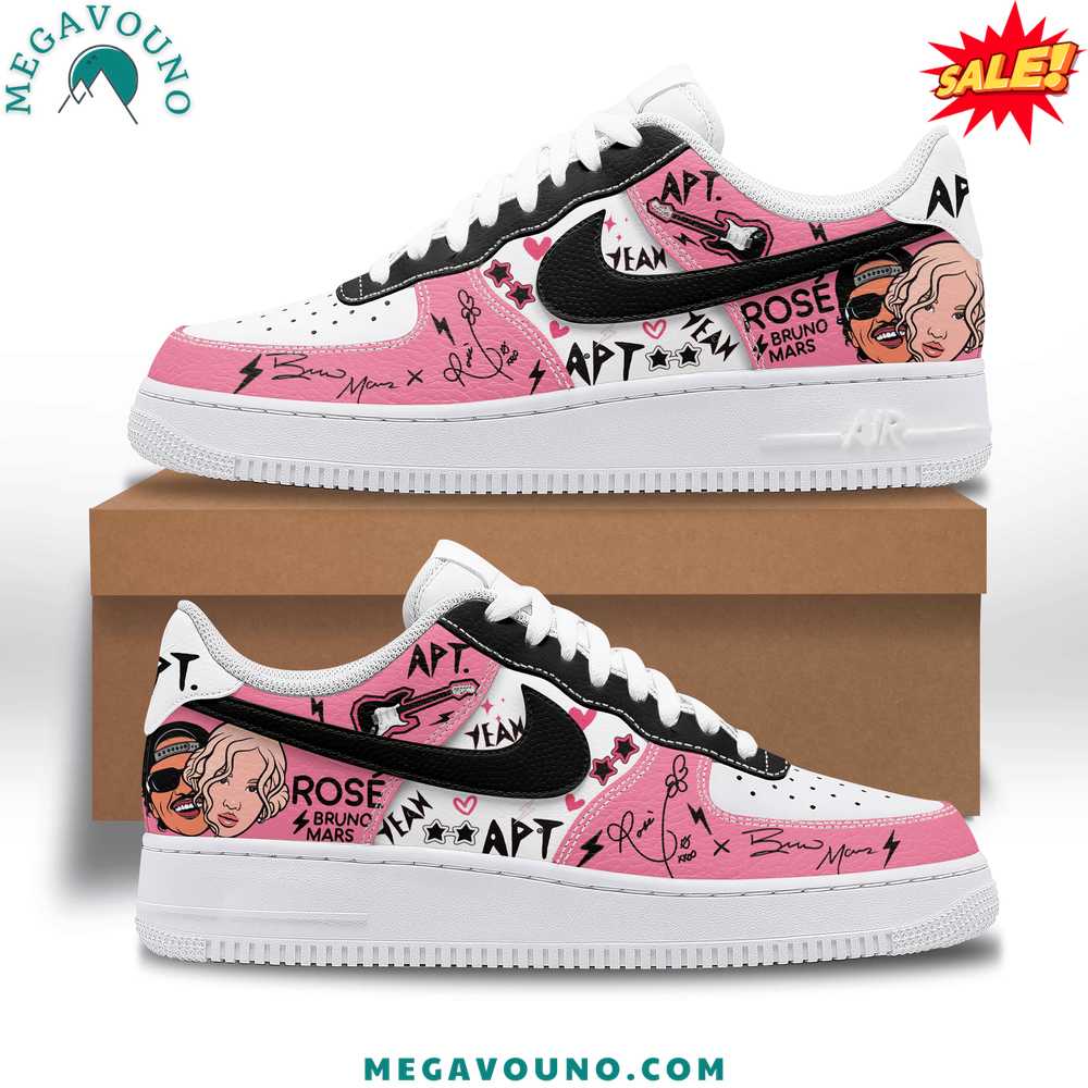 Premium APT Bruno Mars x Rosé Air Force 1