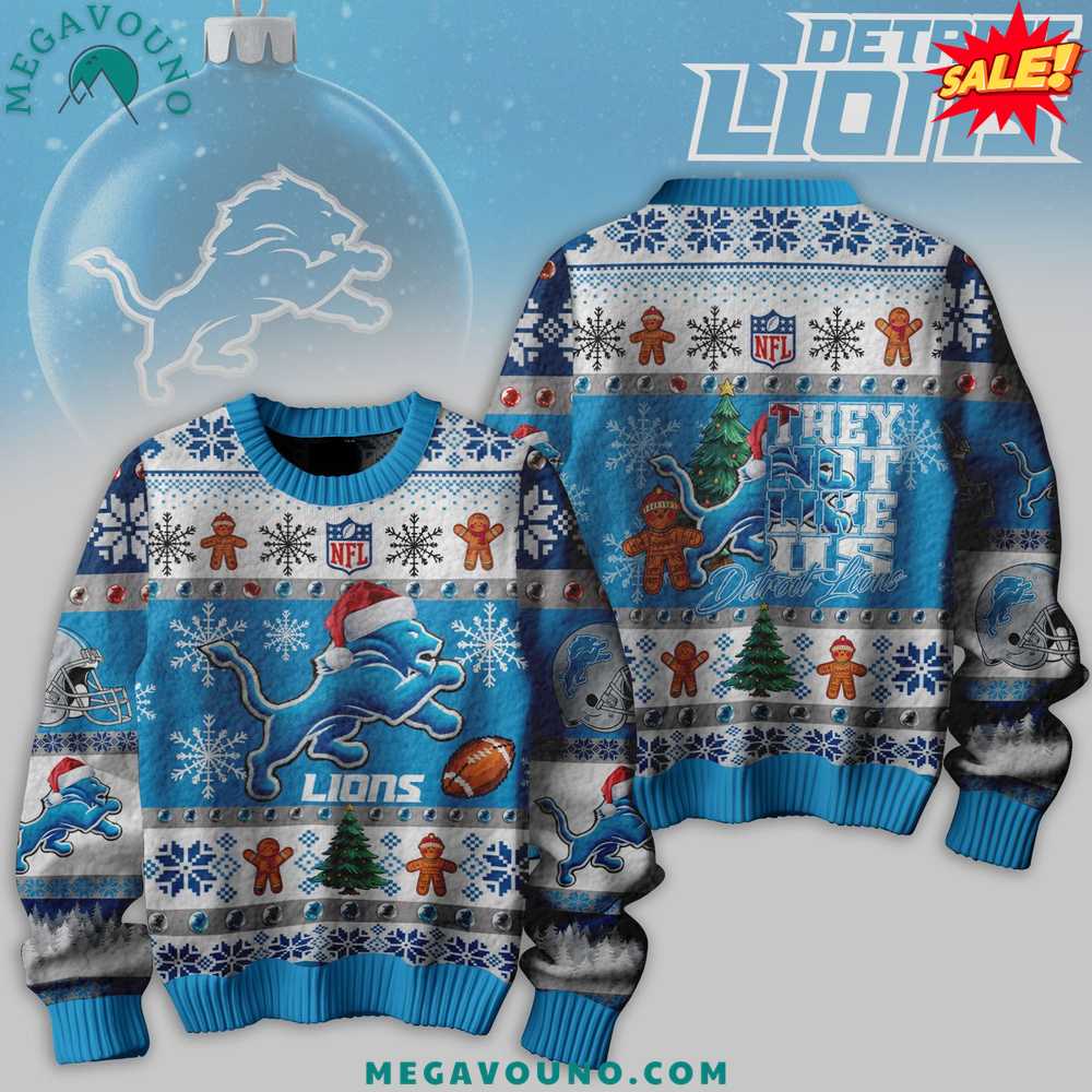 Premium Detroit Lions 2024 Christmas Sweater