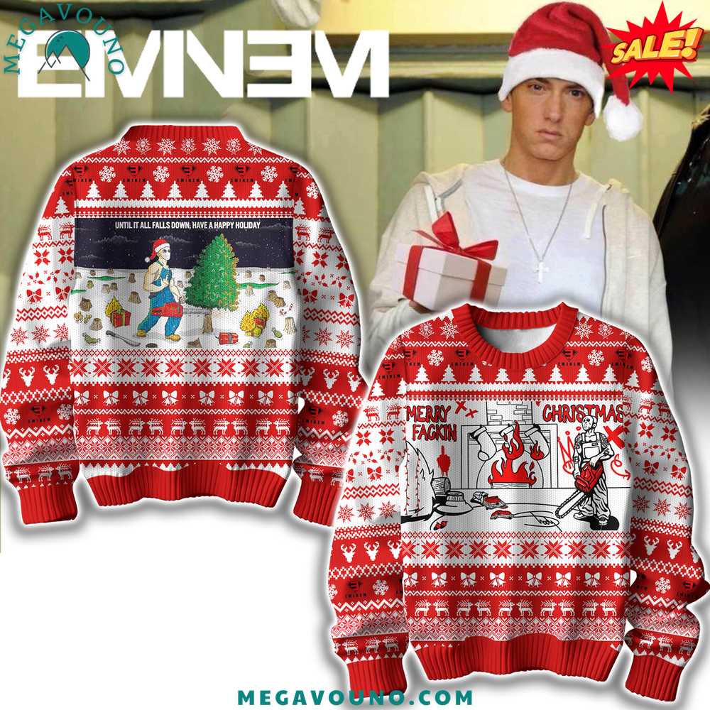 Premium Eminem Christmas Sweater