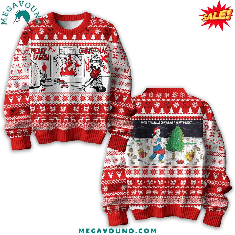 Premium Eminem Christmas Sweater