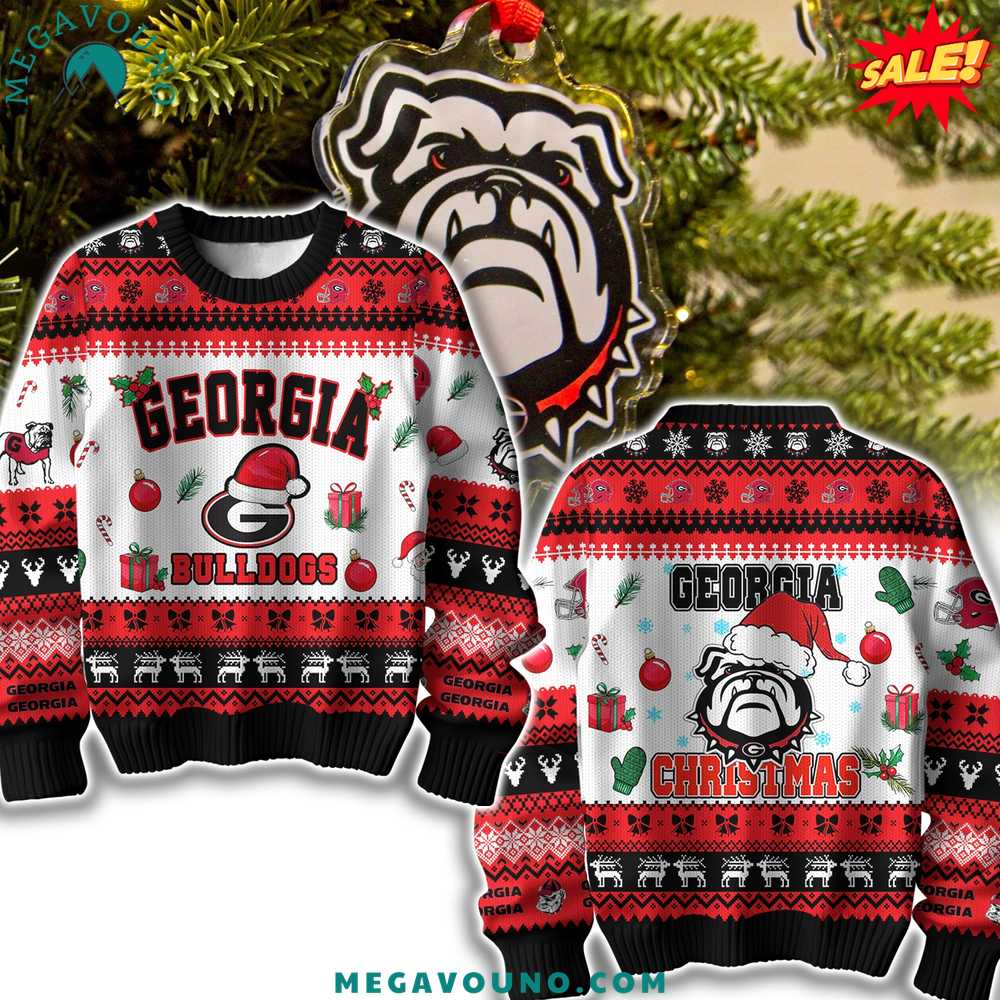 Premium Georgia Bulldogs Christmas Sweater